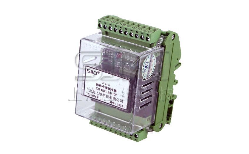 JZG、JZE卡轨式静态中间继电器（JZG-44)